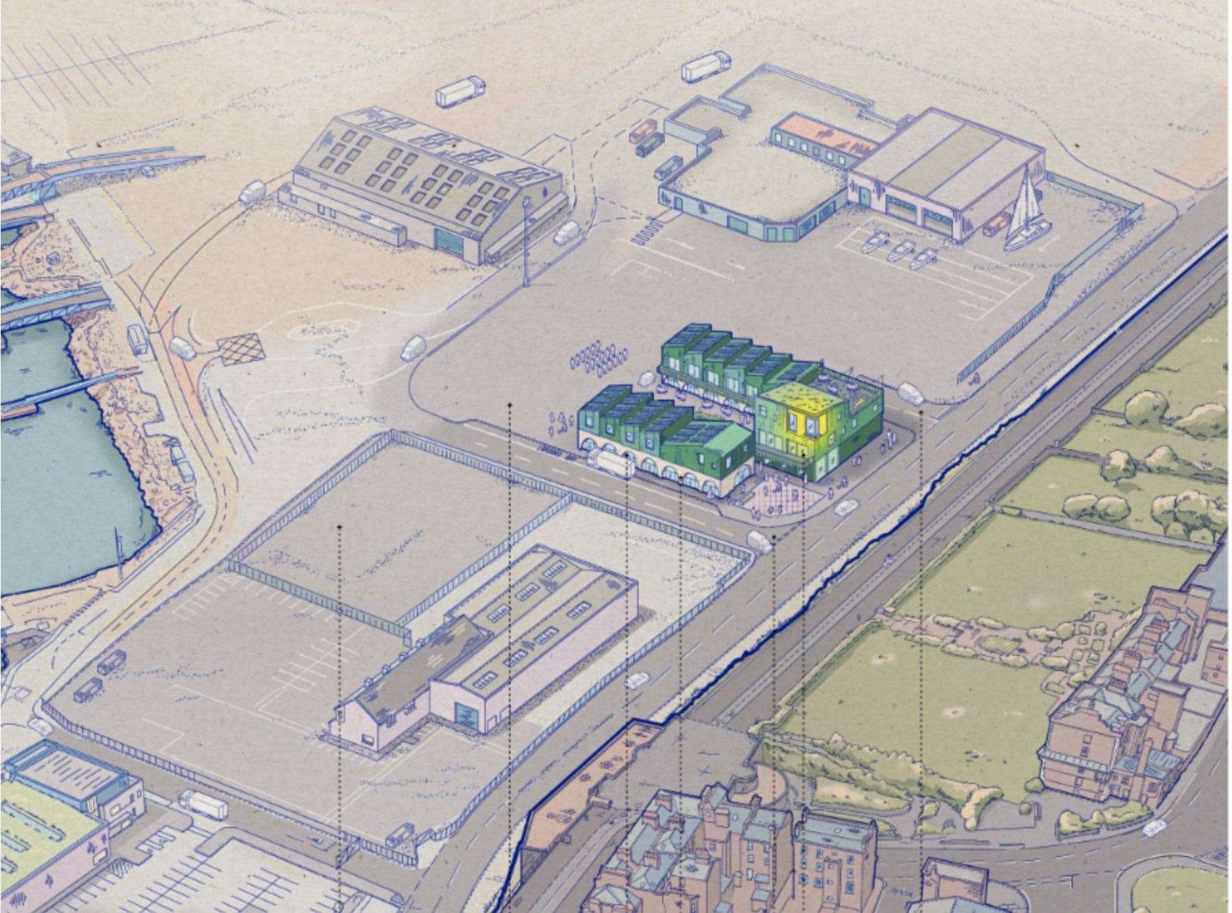 The Green Campus scheme. Picture: TDC