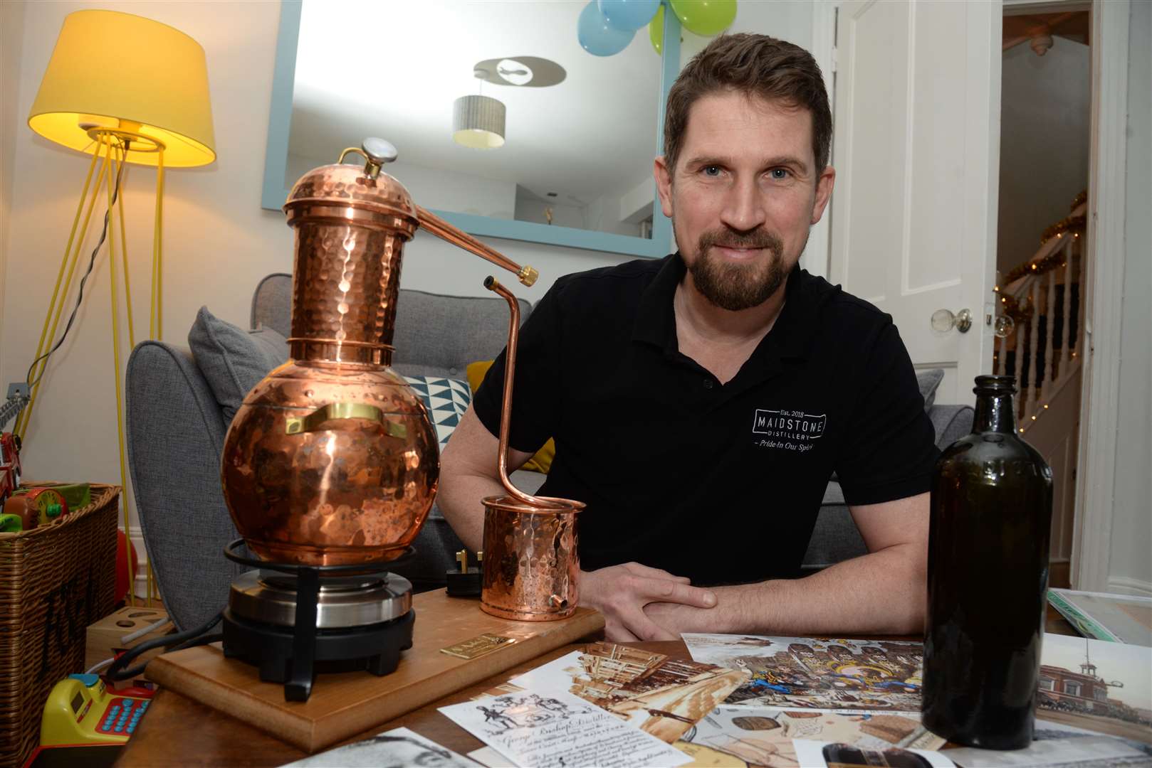Darren Graves who is opening a distillery in Maidstone. Picture: Chris Davey. (6316749)