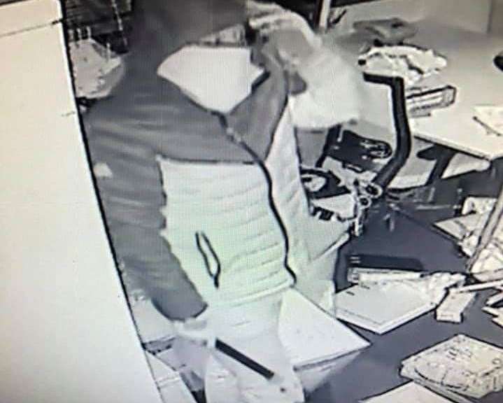 The owner has released CCTV footage of people he believes broke in