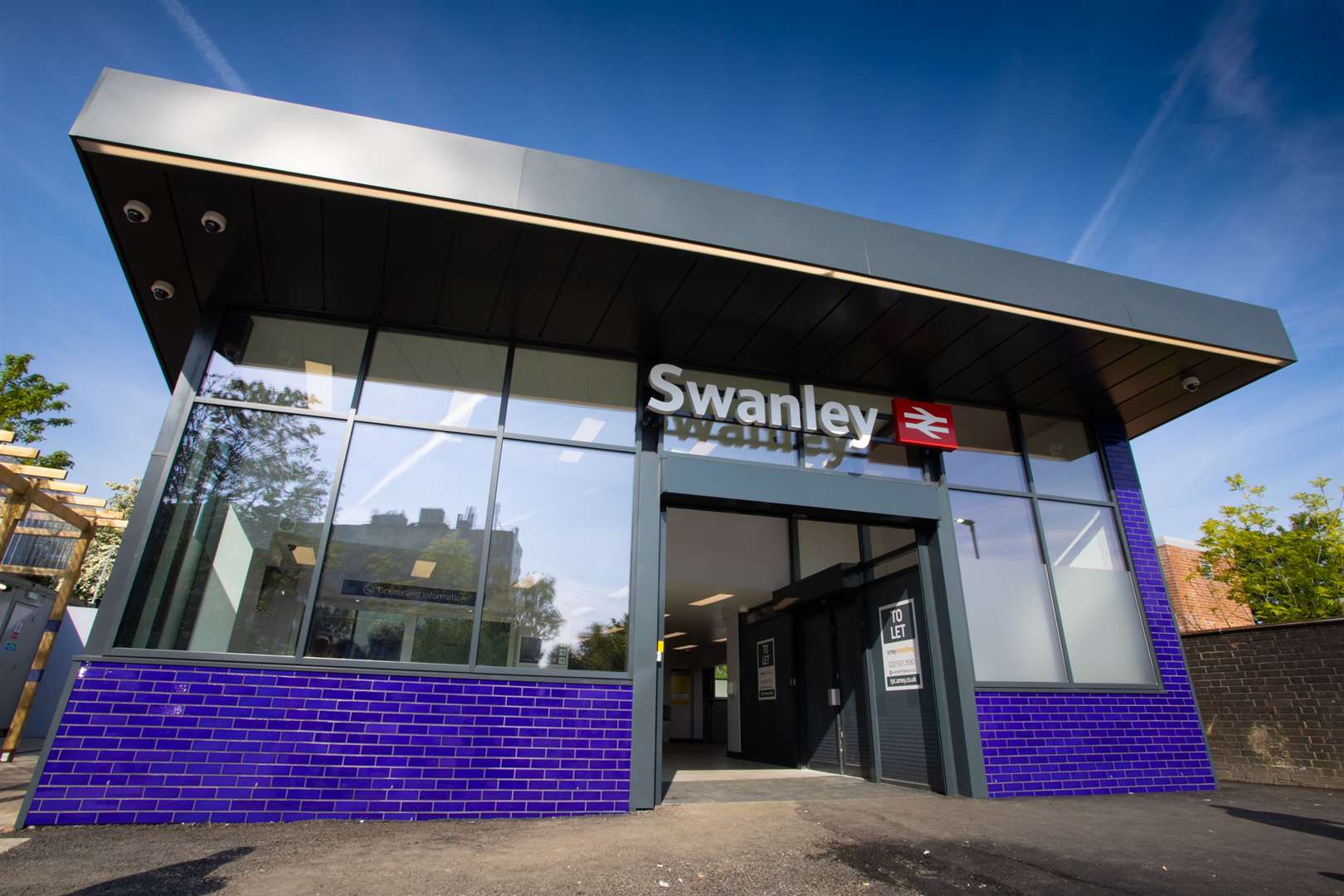 Swanley station now has a new entrance building Picture: Andy Jones/Southeastern