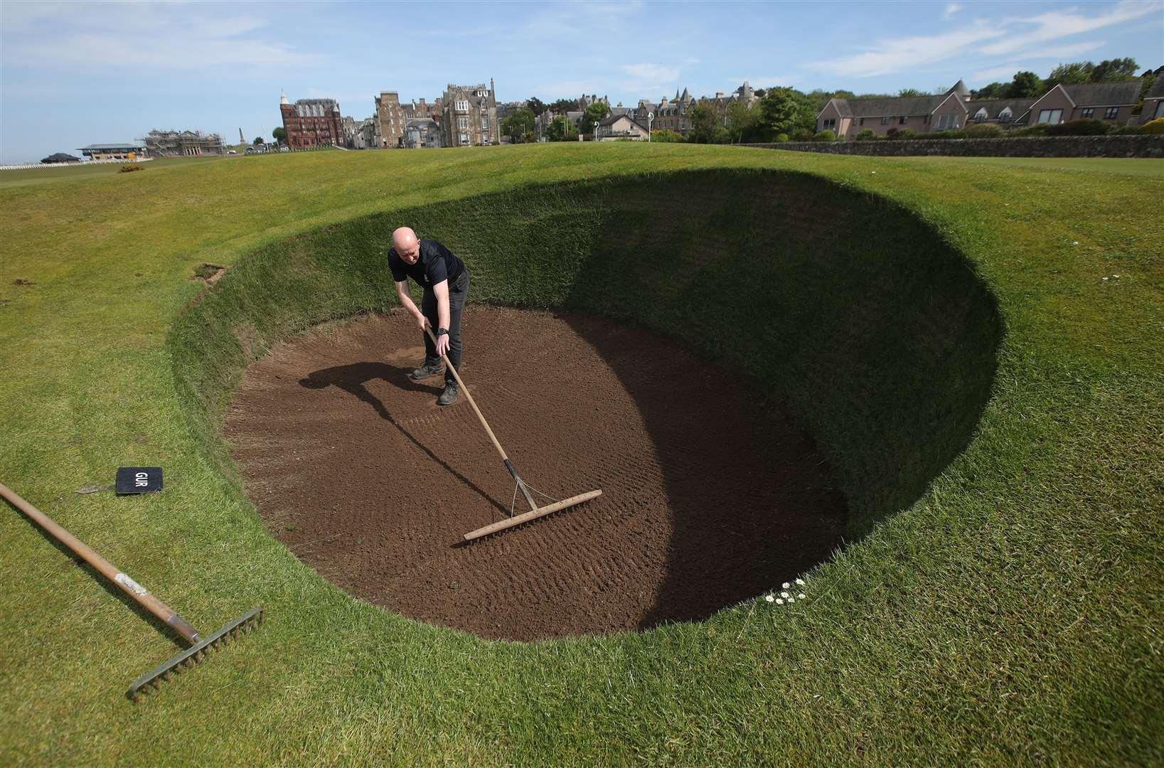 Golf courses could be permitted to reopen in the first phase of lockdown restrictions being eased (Andrew Milligan/PA)