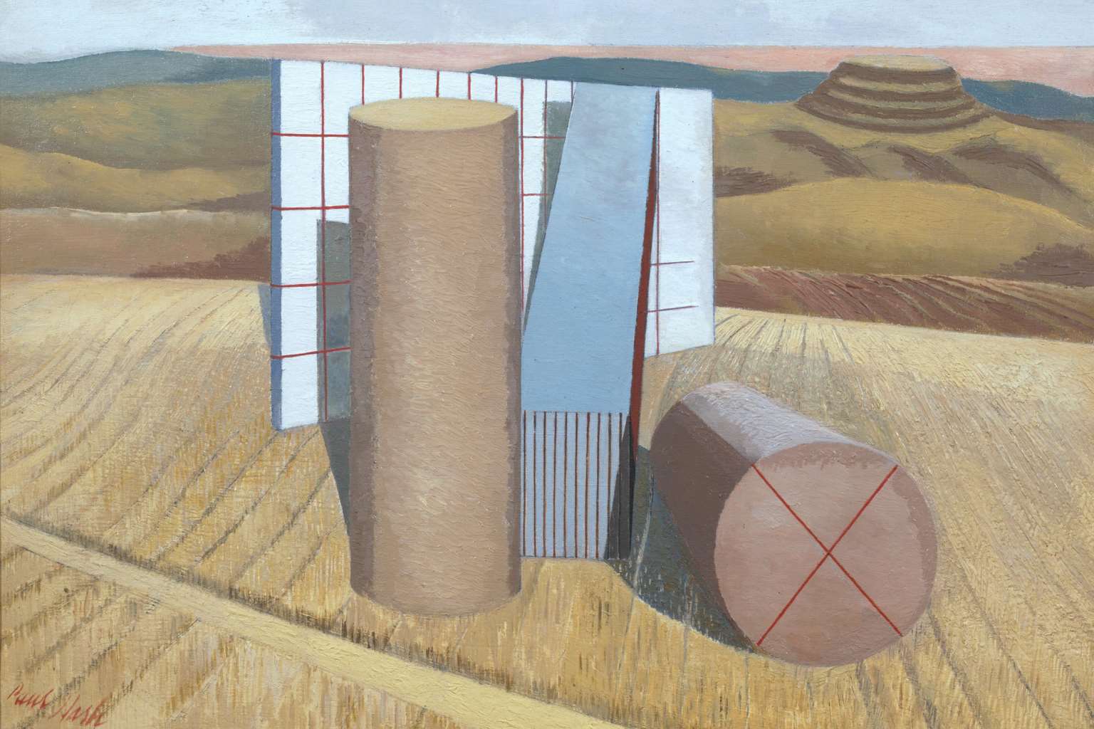Equivalents for the Megaliths (1935) by Paul Nash. Supplied by Tate Britain
