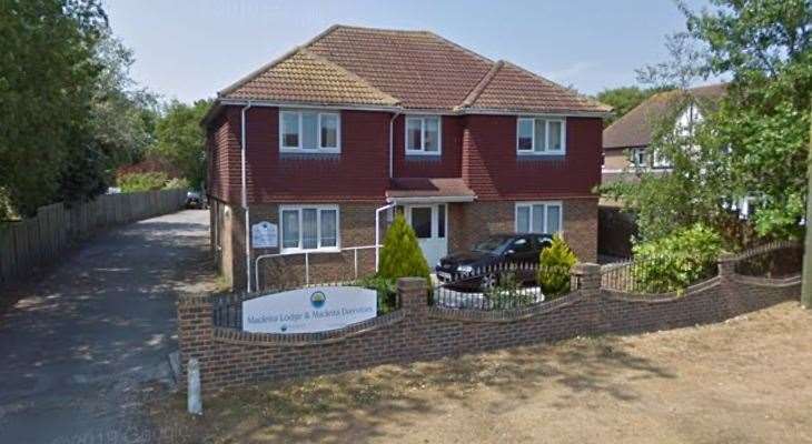 Madeira Lodge Residential Home in New Romney was given an inadequate score by CQC for the second time in two months. Picture: Google