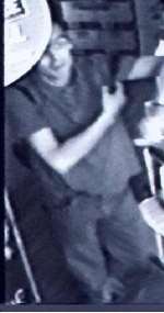 The CCTV image of the man detectives would like to speak to