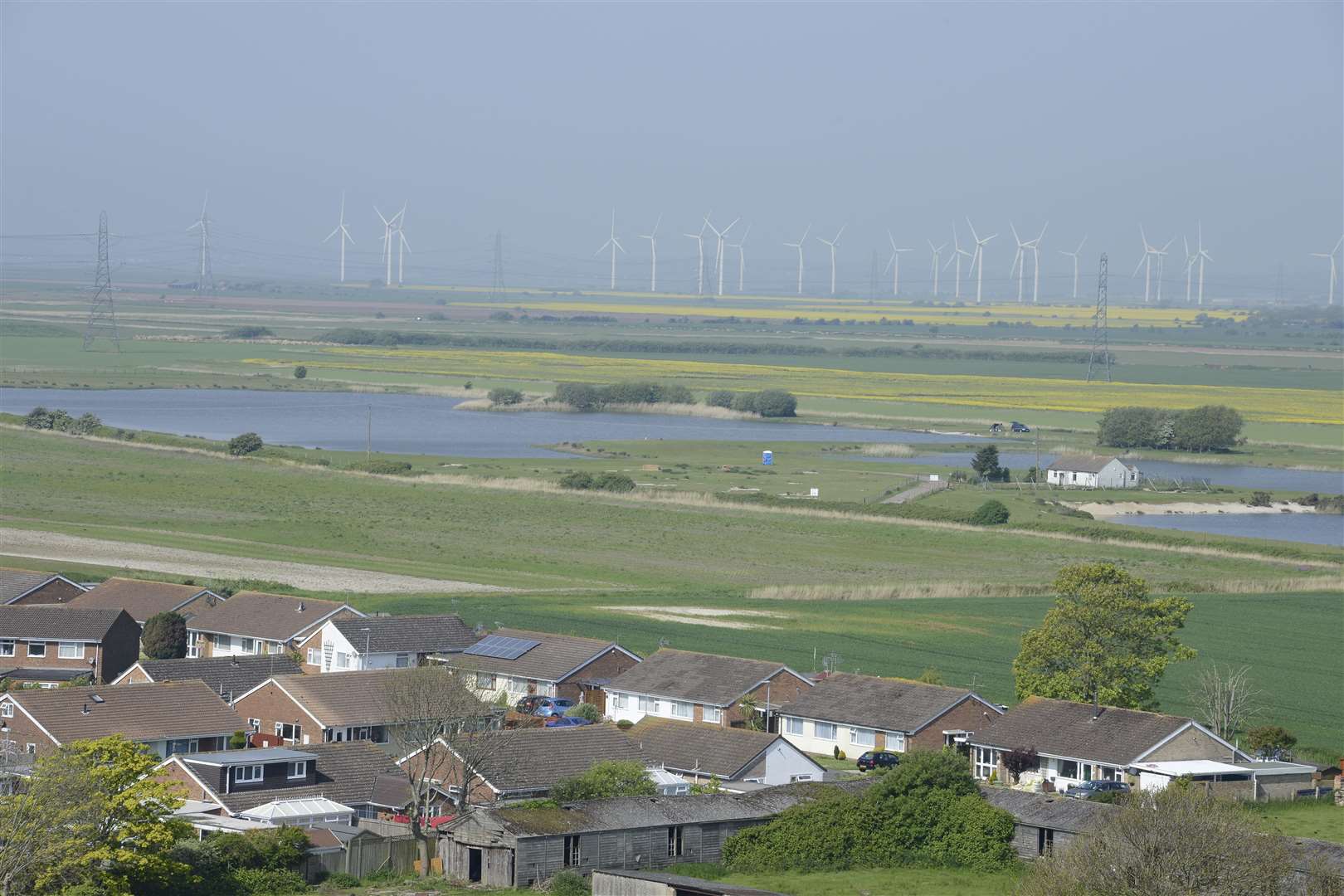 Panoramic view of Romney Marsh from Lydd. Library picture: Paul Amos for KMG
