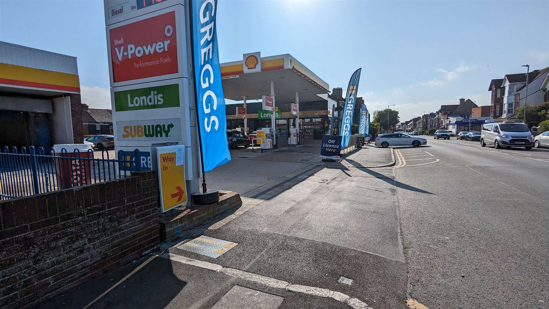 The Greggs has opened at the Shell garage in Cheriton Road, Folkestone