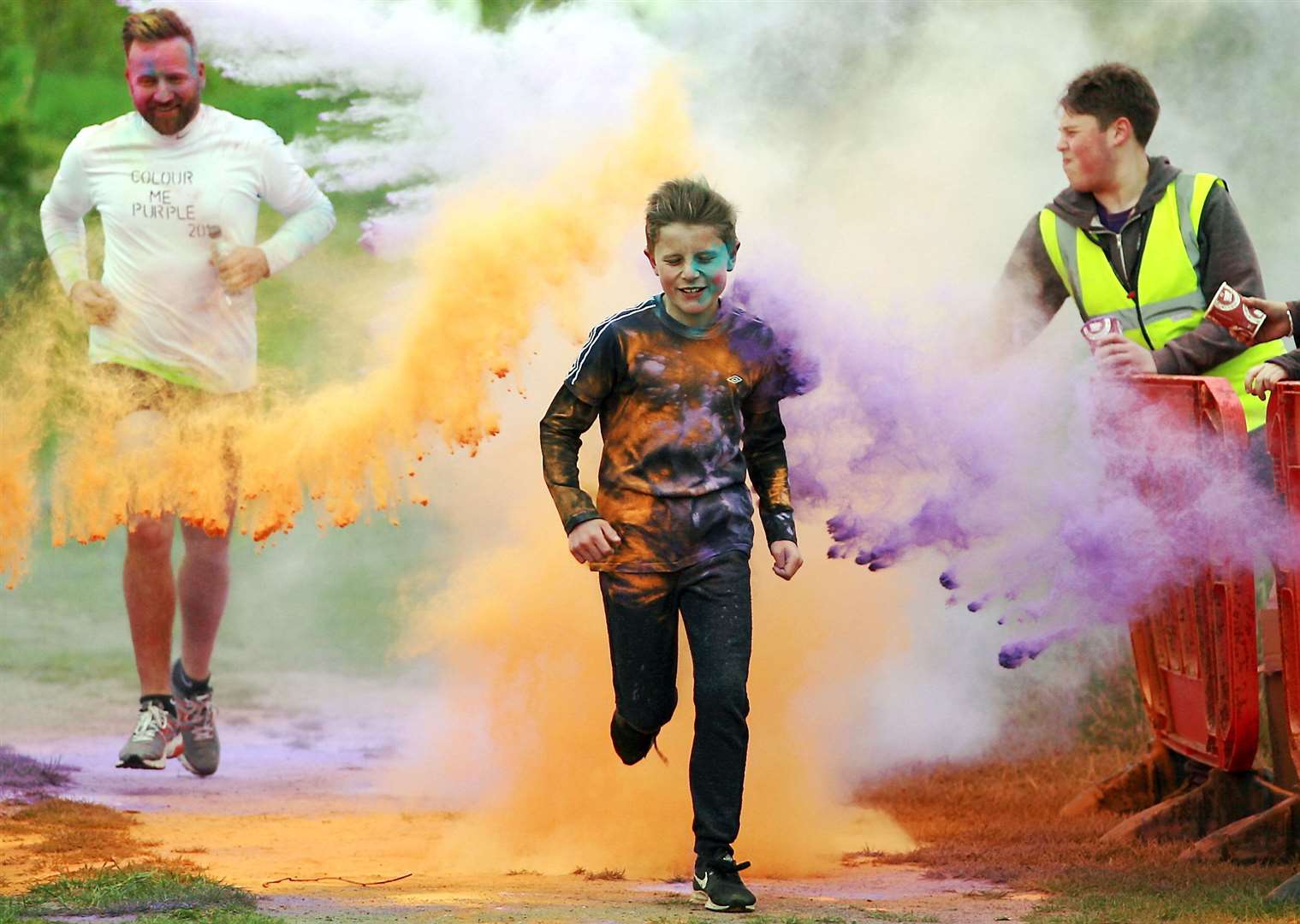 Events like the annual Colour Run usually raise £20,000. Picture: Phil Lee