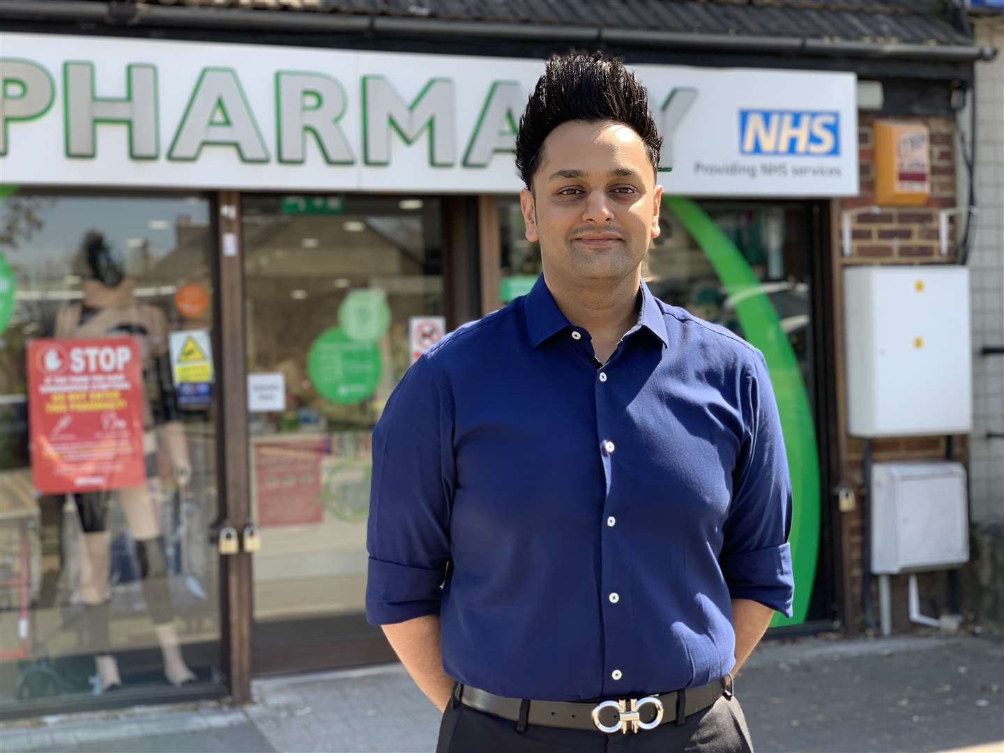 Amish Patel runs the Hodgson Pharmacy in Longfield (33897078)