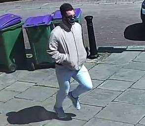Police would like to talk to this man. Photo: Kent Police