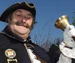 The present town crier, Paul Conyers-Silverthorn, is retiring for health reasons. Picture: MIKE WATERMAN