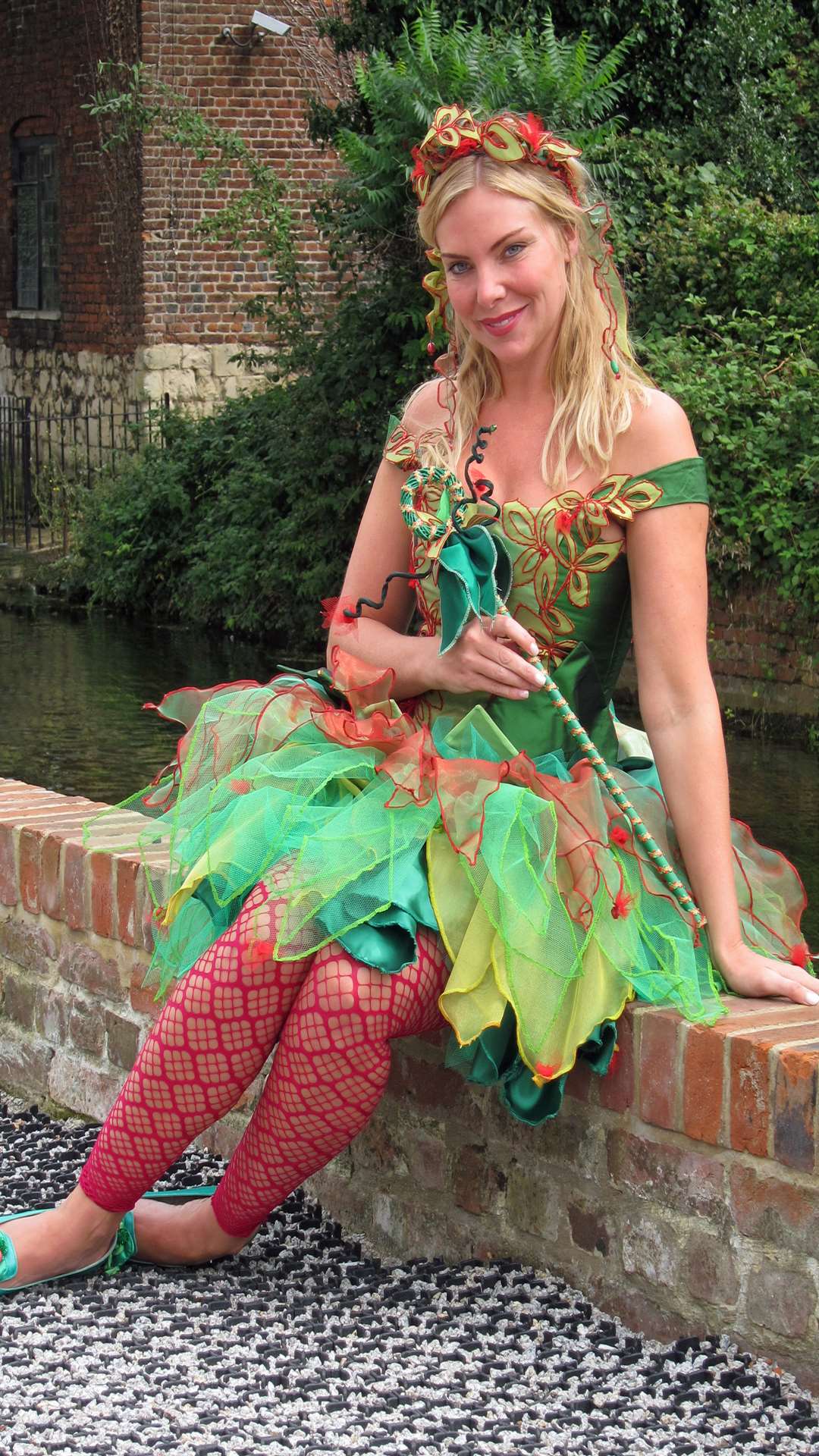 Samatha Womack who is playing the Good Fairy in Jack and the Beanstalk in Canterbury