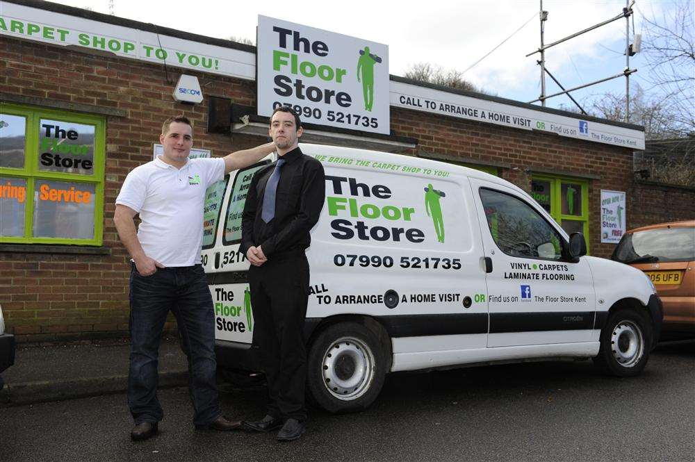 Jay Shepherd outside his newly opened store in Poulton Road.