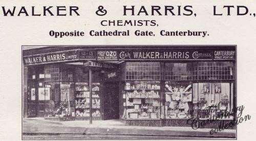 Back in 1903 the building was Walker and Harris chemists