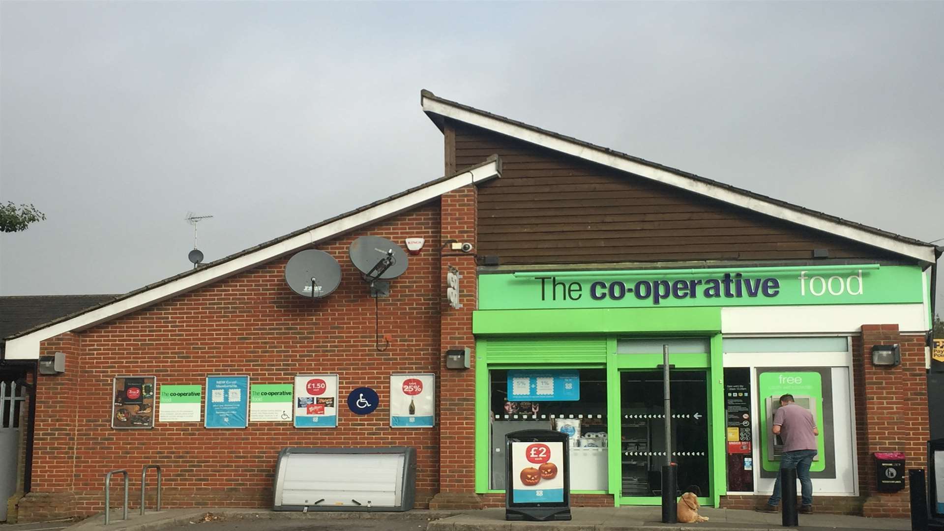 The Co Op Food on Faversham Road was one of the businesses affected