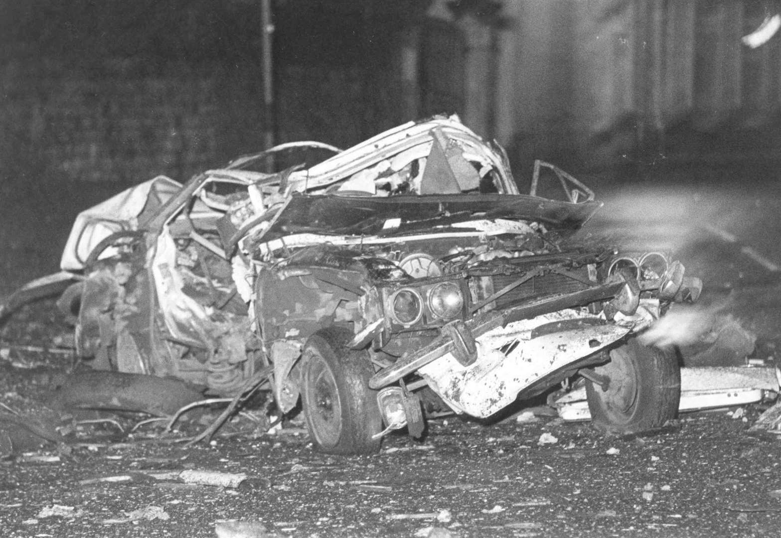 Brian Wooster's car was destroyed by an IRA bombing in 1975