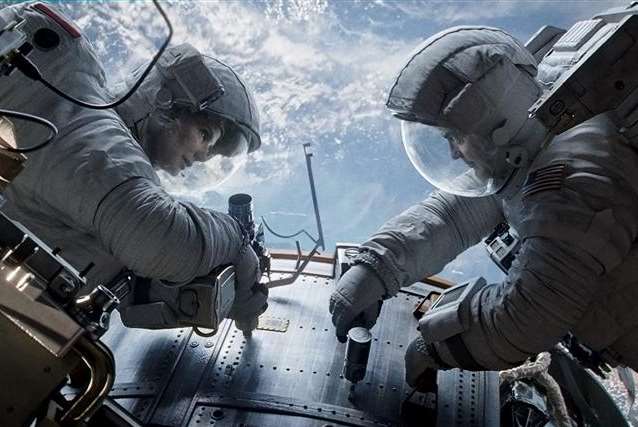Gravity starring George Clooney and Sandra Bullock