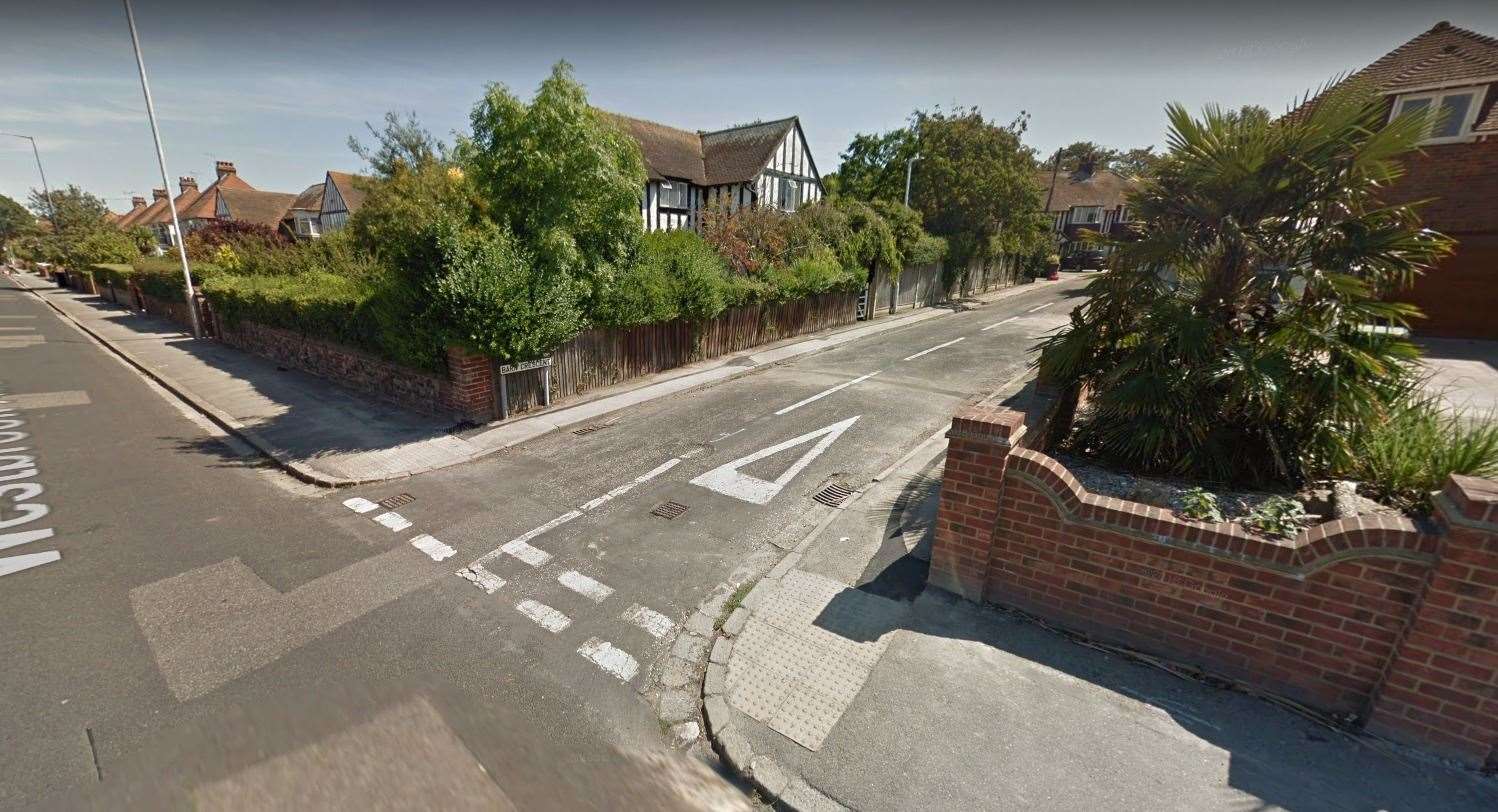 The incident took place in Barn Crescent, Margate. Picture: Google (15691442)