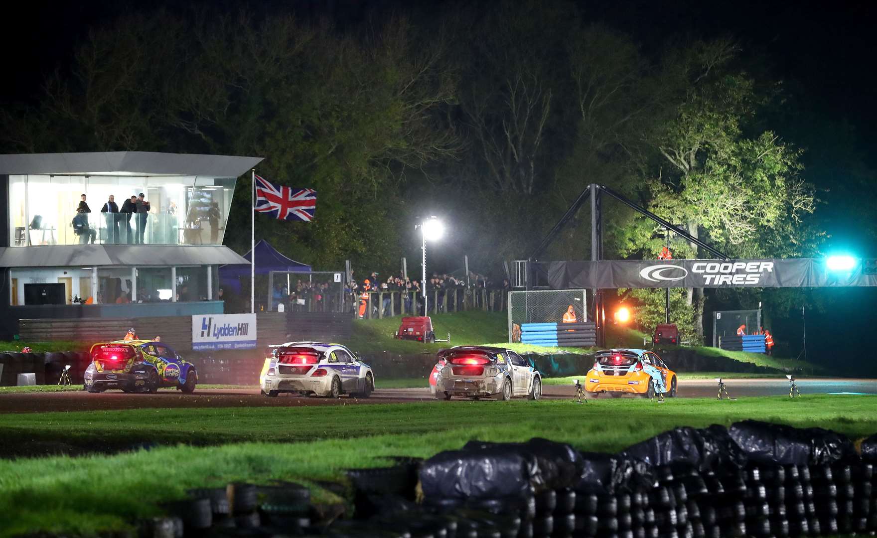 Saturday's Supercar final was held under floodlights