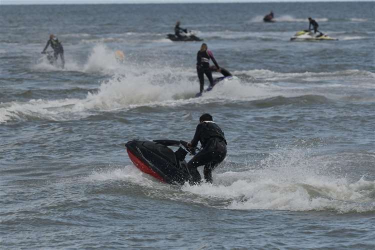 Jet skiers are being warned of reckless behaviour in the water this summer. Picture: Tony Flashman