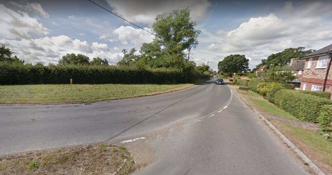 The incident took place near Ashford in Stocks Road, Wittersham. Picture: Google
