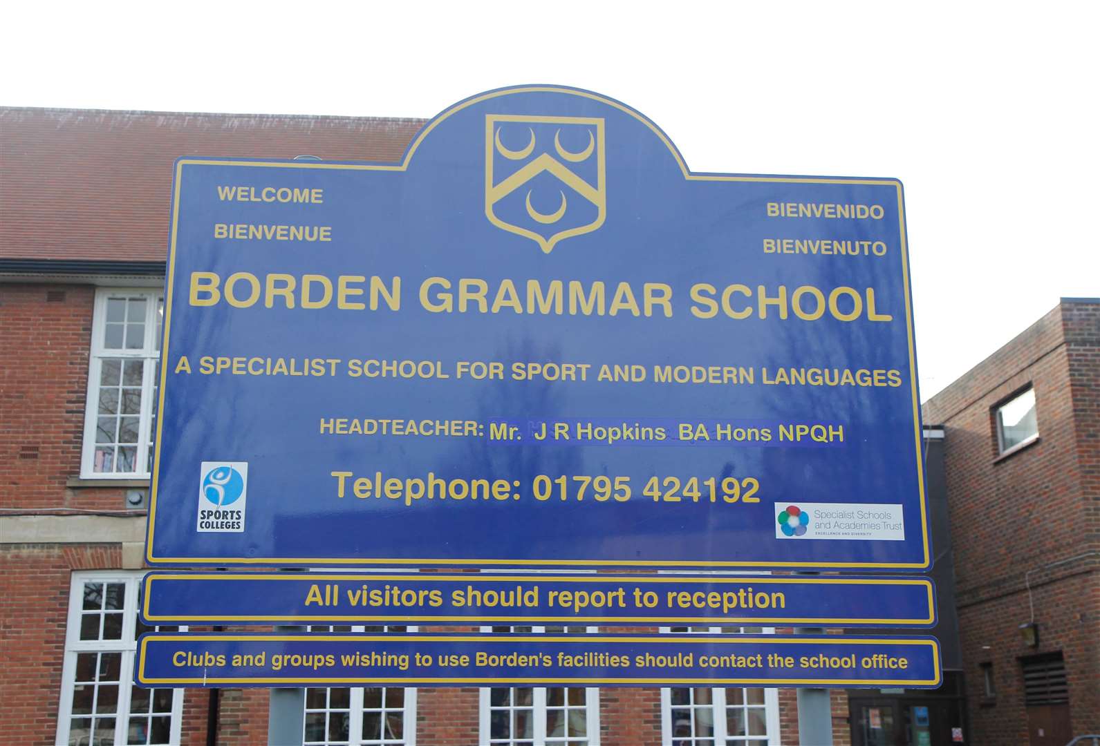 Borden Grammar School in Sittingbourne