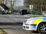 The scene of the accident in Mersham