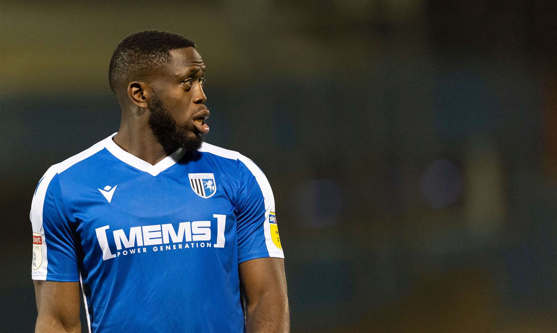 John Akinde made his home debut for the Gills on Wednesday Picture: Ady Kerry