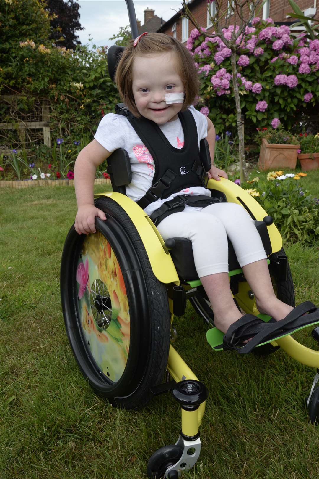 Kelsey-Rose Punyer of Birdwood Avenue, Deal in her new wheelchair