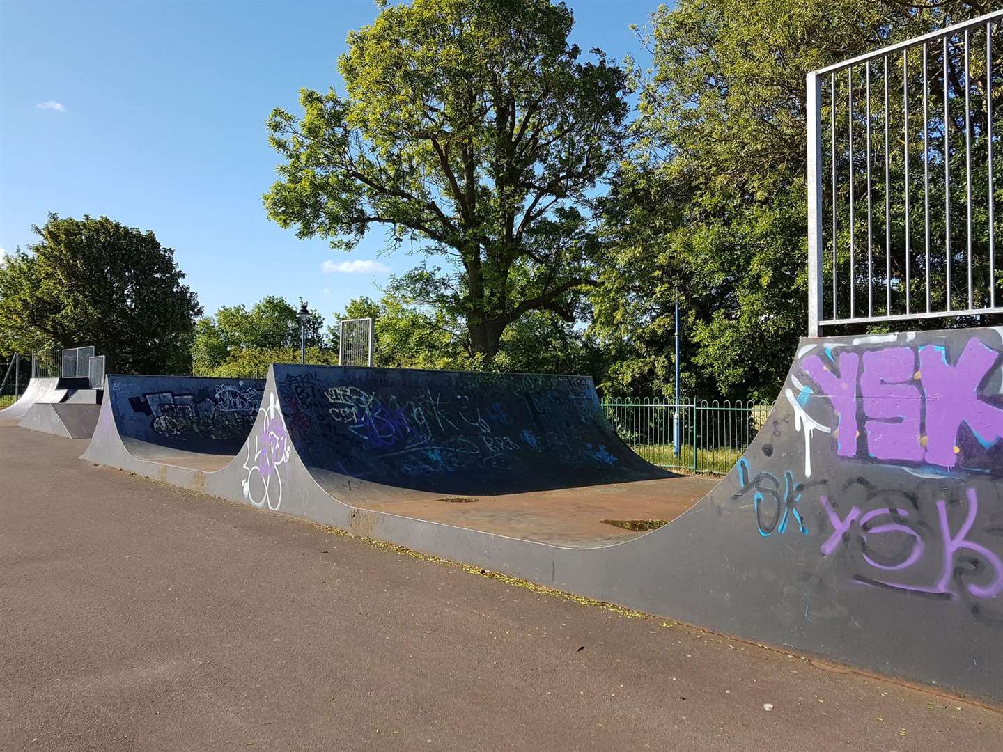 Skaters say the existing facilities at Swanley skate park at St Mary's Recreation Ground are in need of an update.