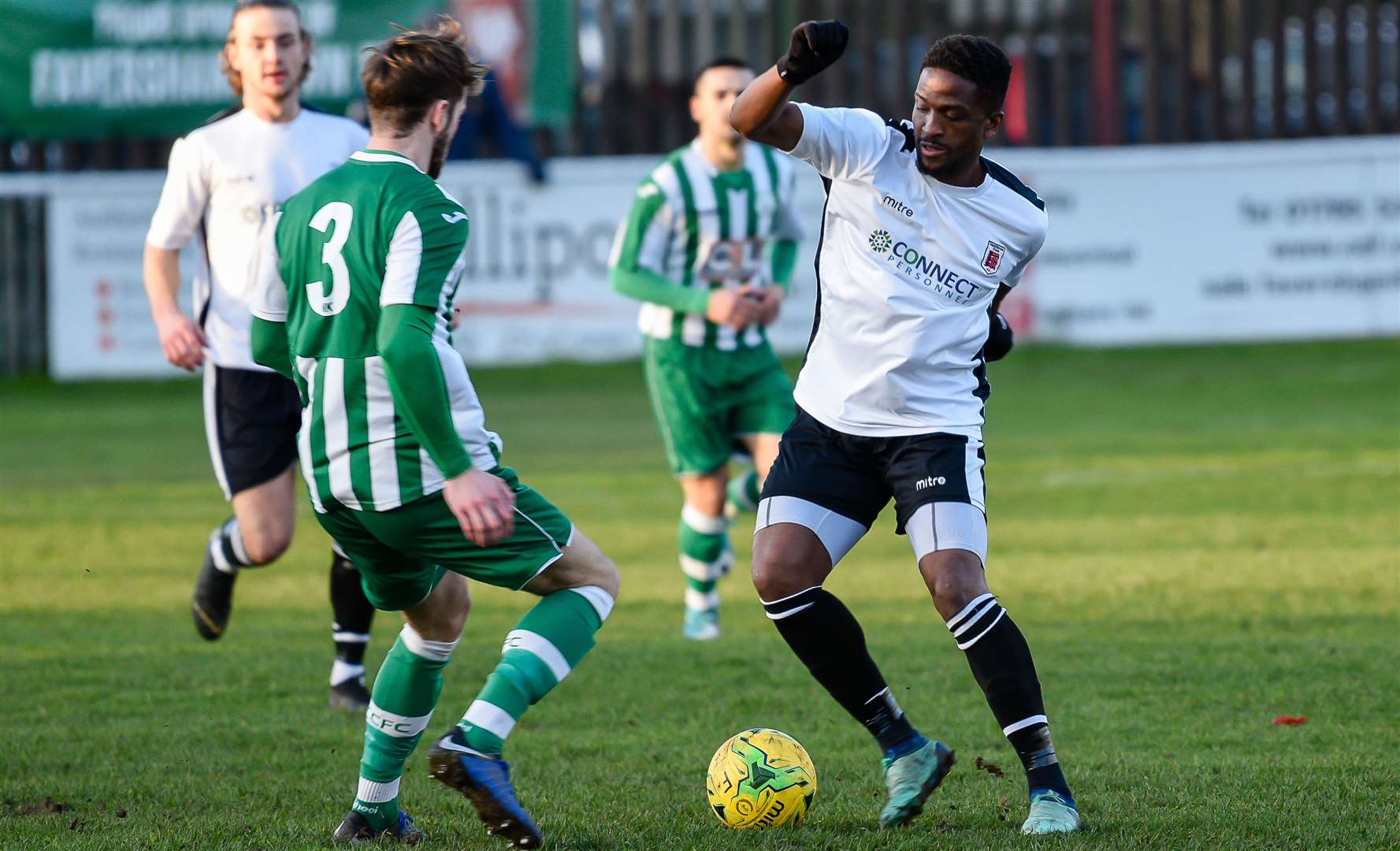 Solomon Taiwo in action against Chichester Picture: Alan Langley