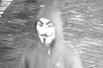 Teenage boy revealed himself as masked figure on CCTV