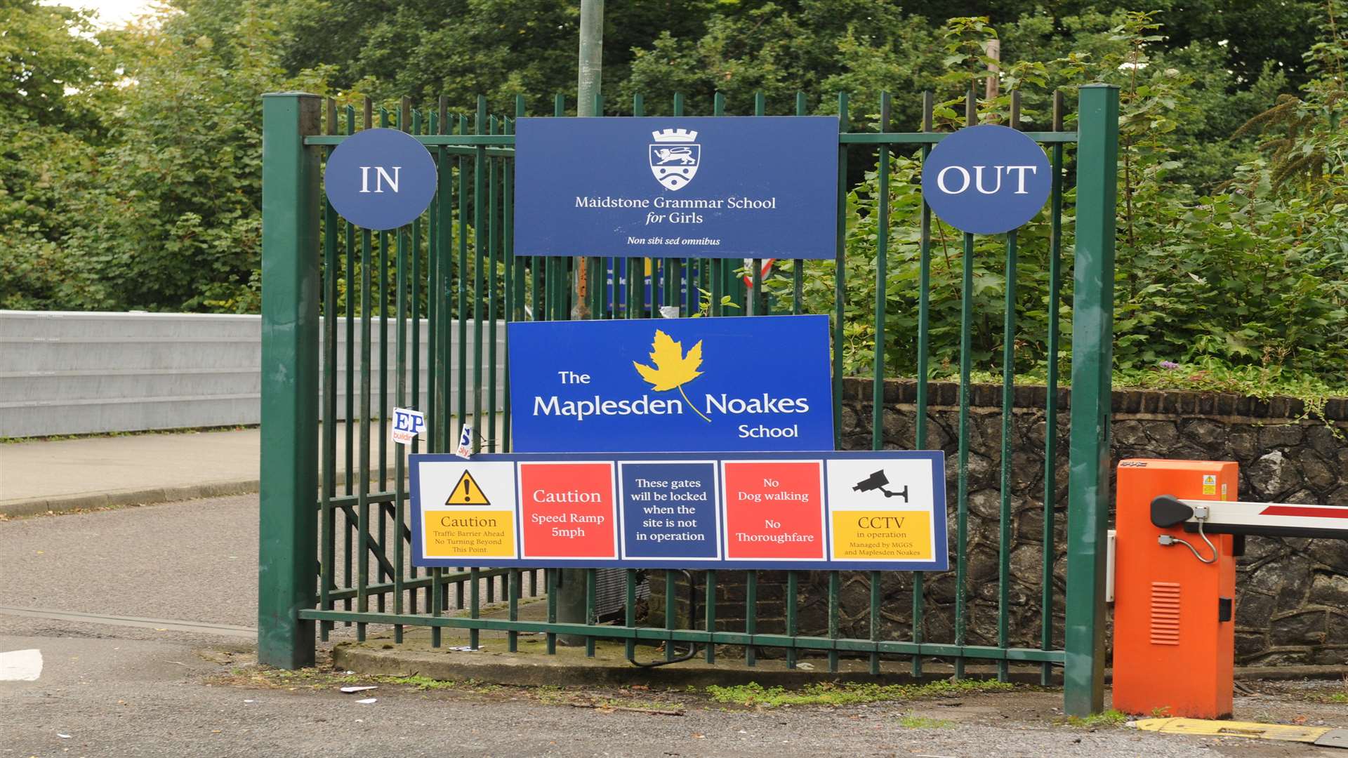 Entrance to Maplesden Noakes School, Buckland Road, Maidstone