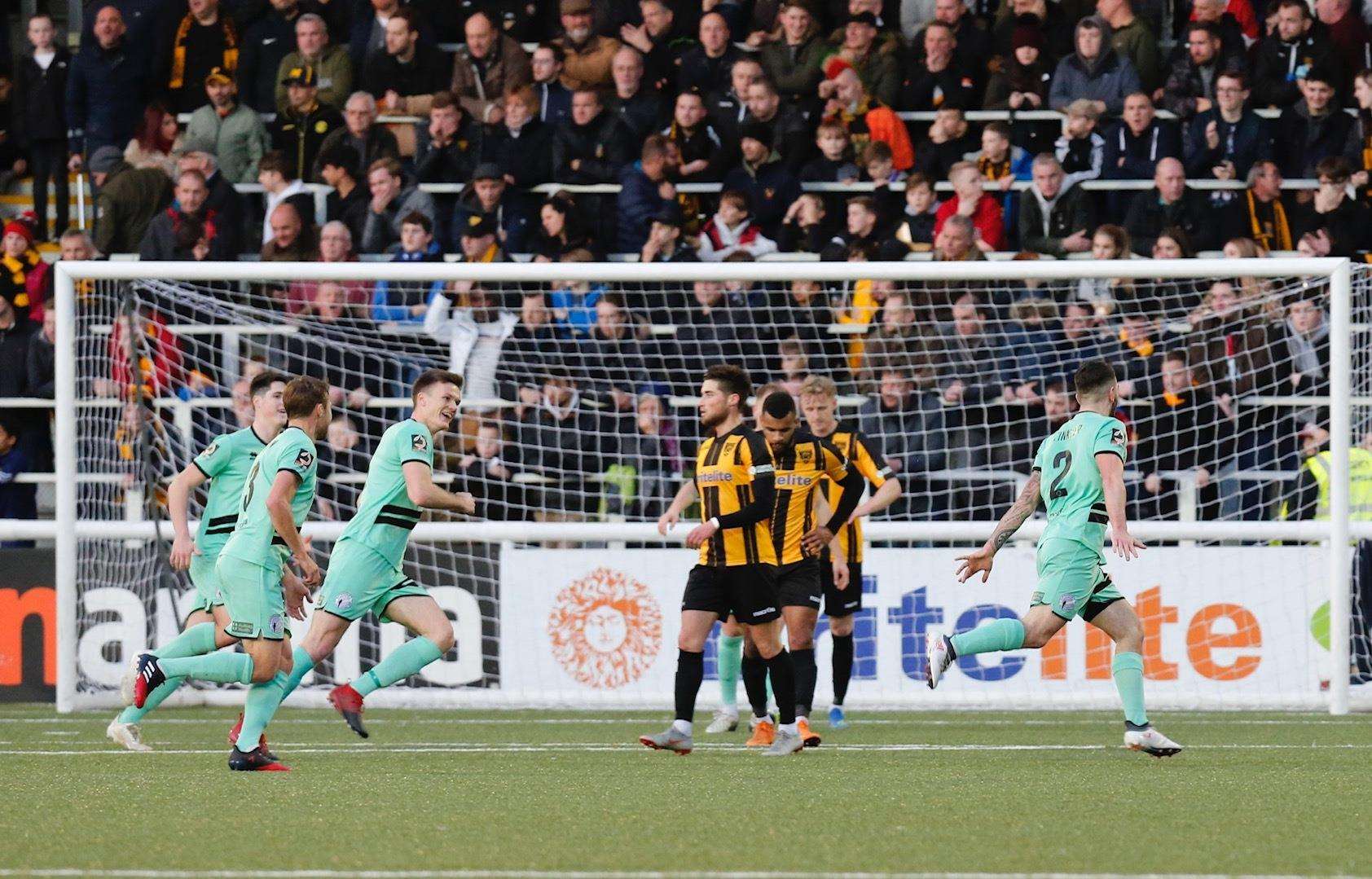 Maidstone fall two goals behind against Gateshead Picture: Matthew Walker