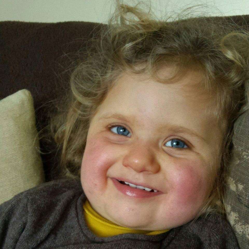 Smiley Daisy, two, was diagnosed with Rett Syndrome just before her second birthday.