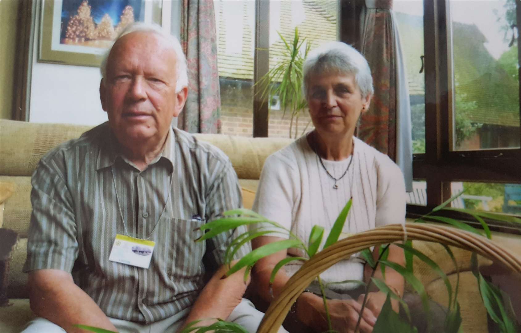 David and Norma Bennett at Heart of Kent Hospice in 2012