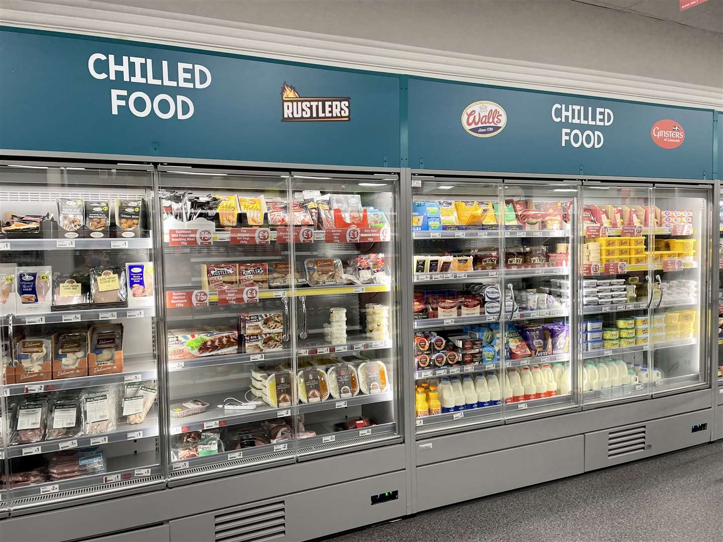 The new Poundland in Deal offers chilled and frozen food