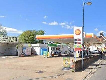 The petrol station in London Road, Strood that could be demolished to make way for flats. Picture: Google