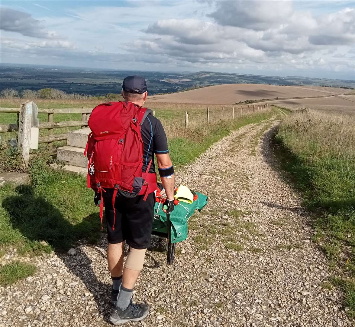 The 55-year-old wants to raise awareness of the challenges faced by the homeless. Picture: Andrew Nuttall