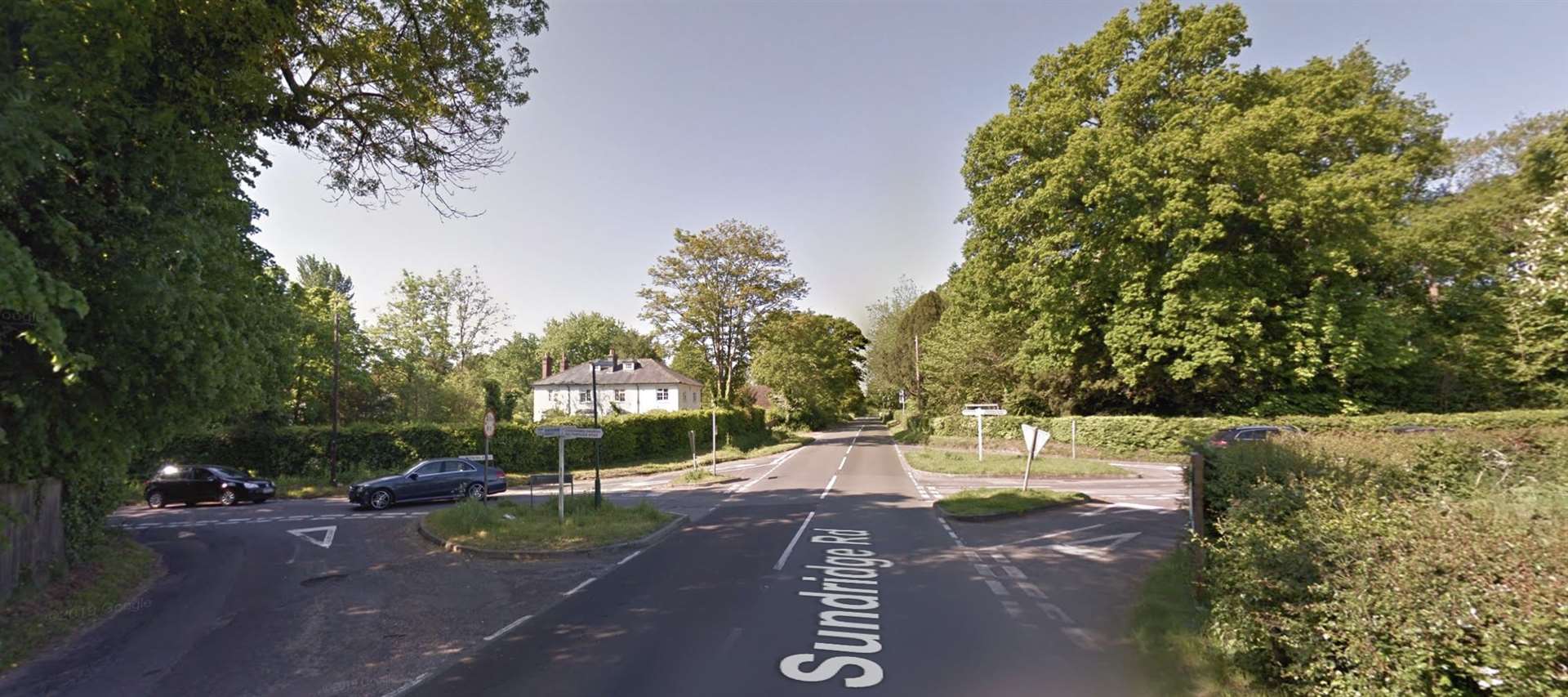 The collision happened in Sundridge Road, at the junction with Chevening Road. Picture: Google Street View