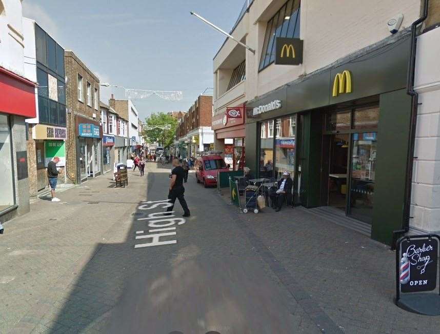 McDonald's in Margate High Street. Picture: Google Street View