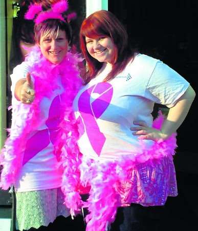 Jess Walter is organising a charity walk to raise money for Cancer Research UK - her step-mum Debbie has breast cancer.