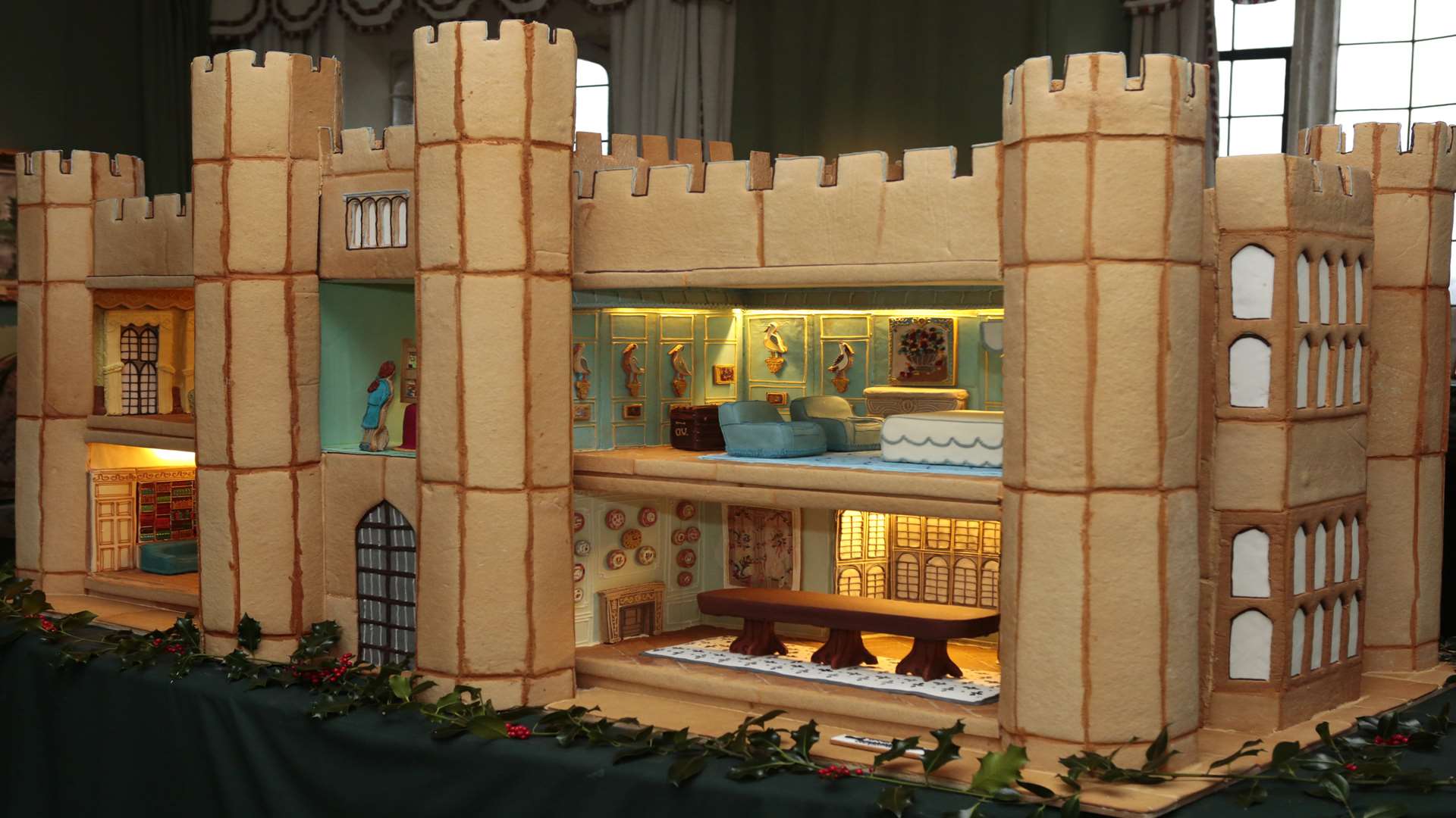 The gingerbread castle and doll's house