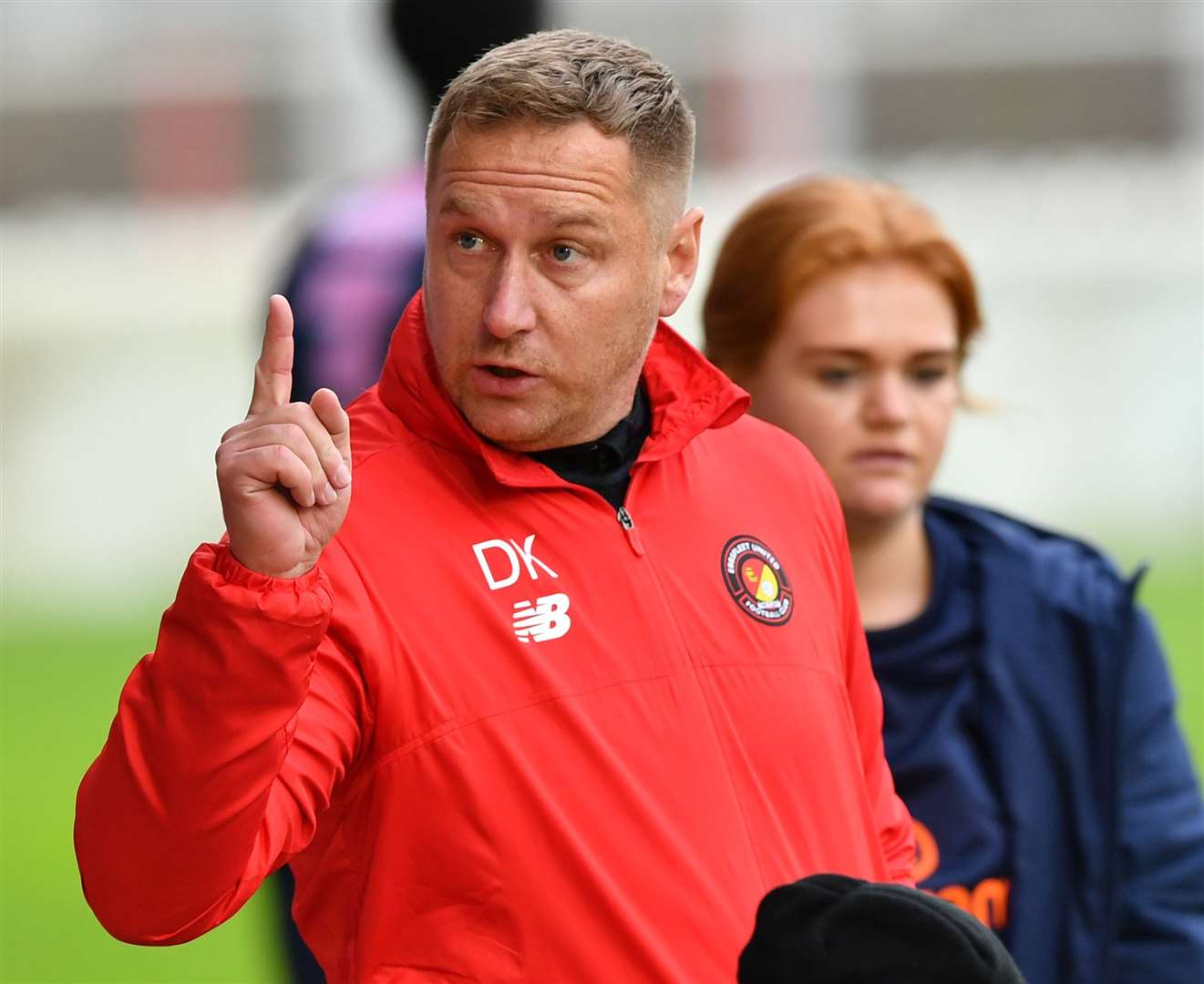 Ebbsfleet United manager Dennis Kutrieb Picture: Keith Gillard