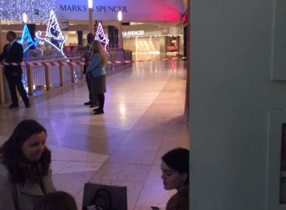 Shoppers are waiting around at Bluewater. Picture: Ashley Coster