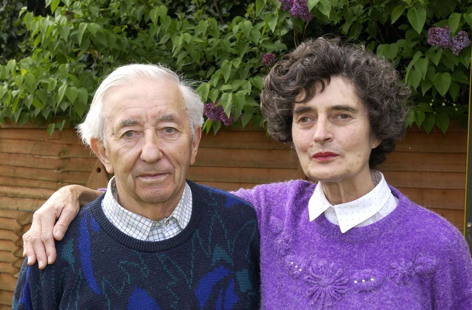 Donald and Eileen Goodchild whose Leybourne home of 42 years was compulsory purcased by KCC. Picture John Wardley