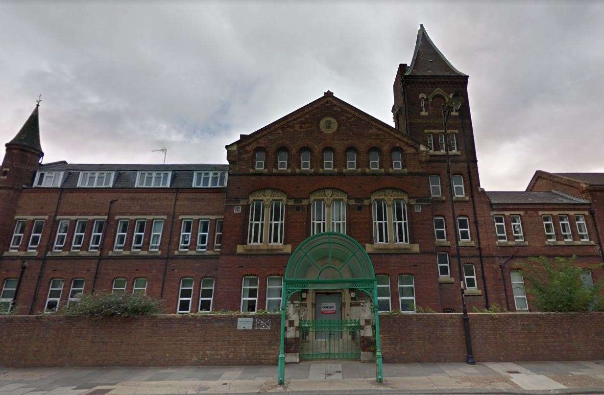 A fire broke out at the former St Bartholomews Hospital in New Road, Rochester (10794410)