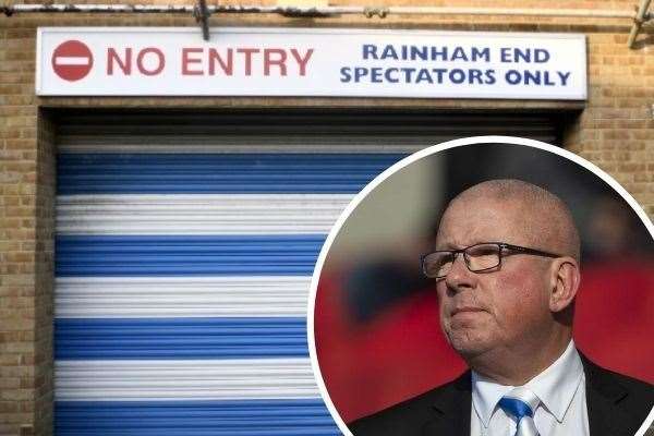 Gillingham chairman Paul Scally has threatened to ban troublemakers after violence at the Euro 2020 final (49329630)