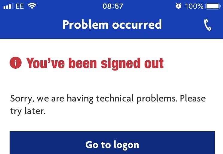 Customers are unable to log into the Halifax app