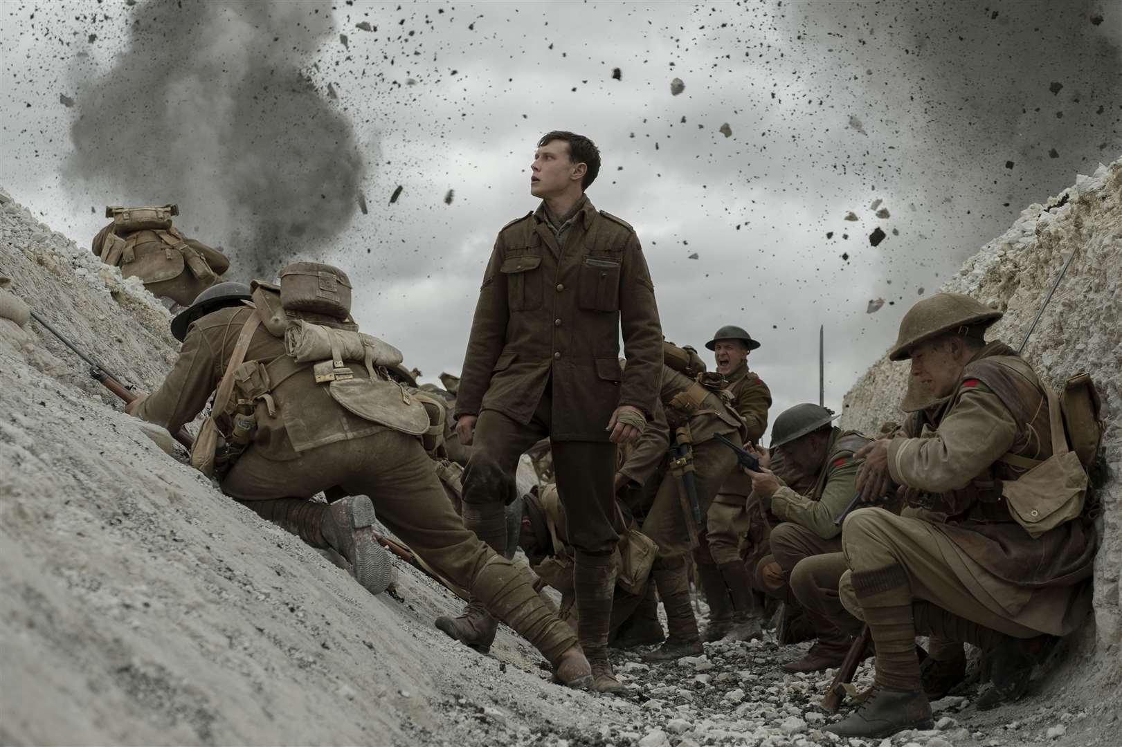 George MacKay as Lance Corporal William Schofield in 1917 Picture: Universal Pictures/DreamWorks Pictures/Storyteller Distribution Co., LLC/Francois Duhamel