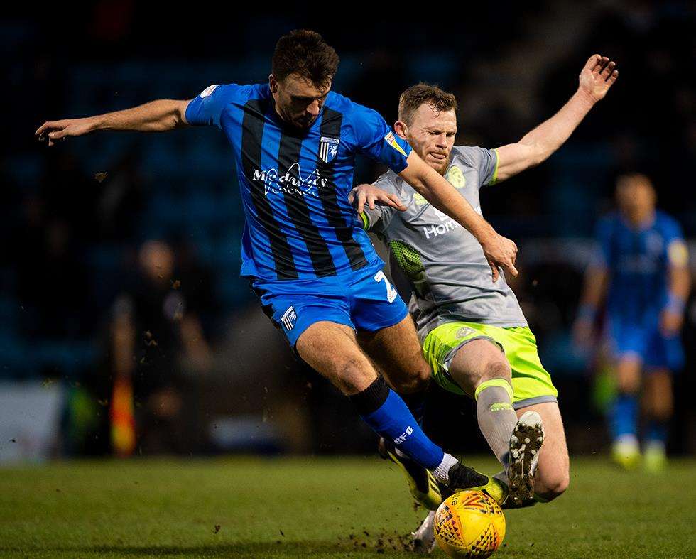 Gillingham v Walsall match action Picture: Ady Kerry (6622011)